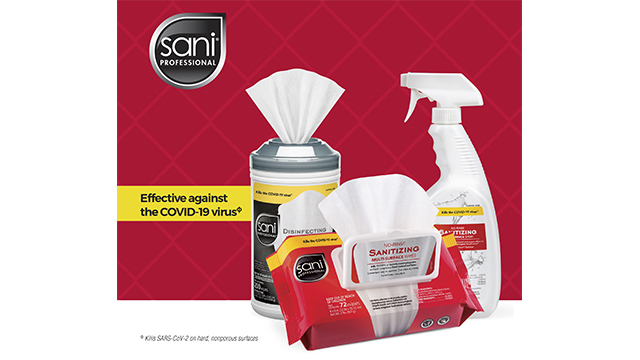 Middle East Cleaning Technology Week - EPA approves three Sani Professional sanitizing and disinfecting products for use against SARS-CoV-2 virus